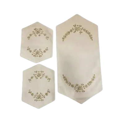 رومیزی سرمه‌دوزی
