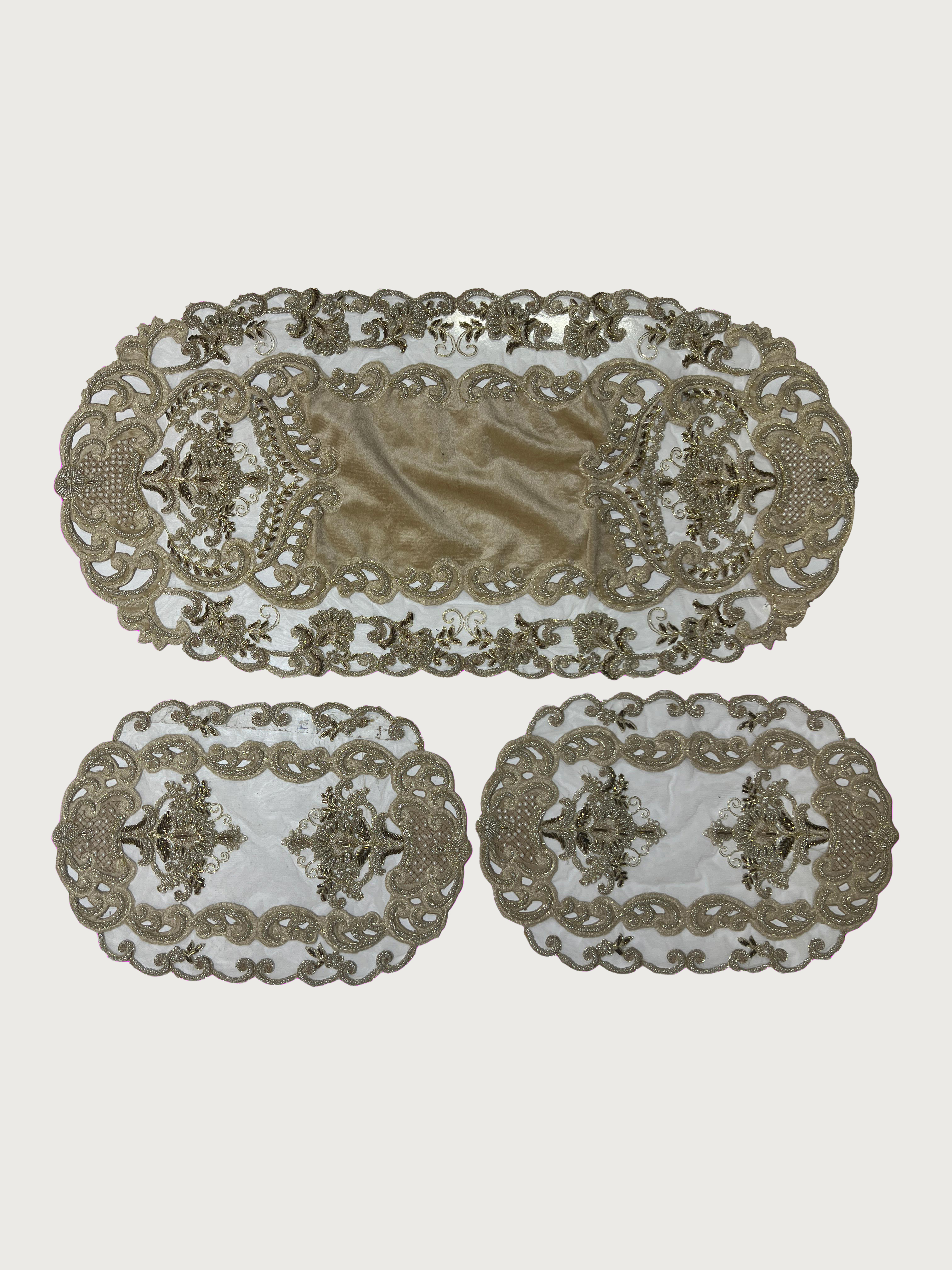 رومیزی ملیله دوزی